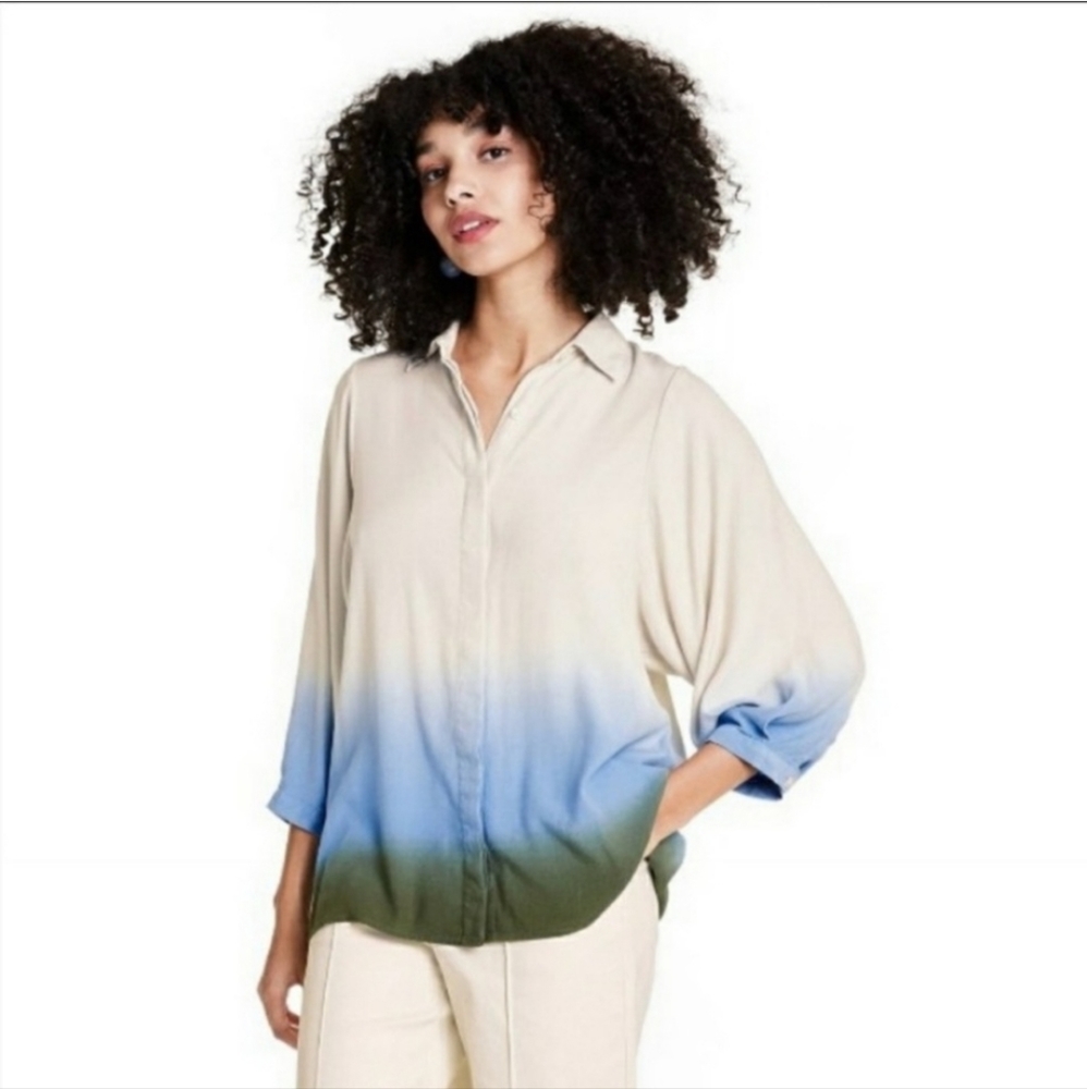 Rachel Comey x Target dip dye blouse